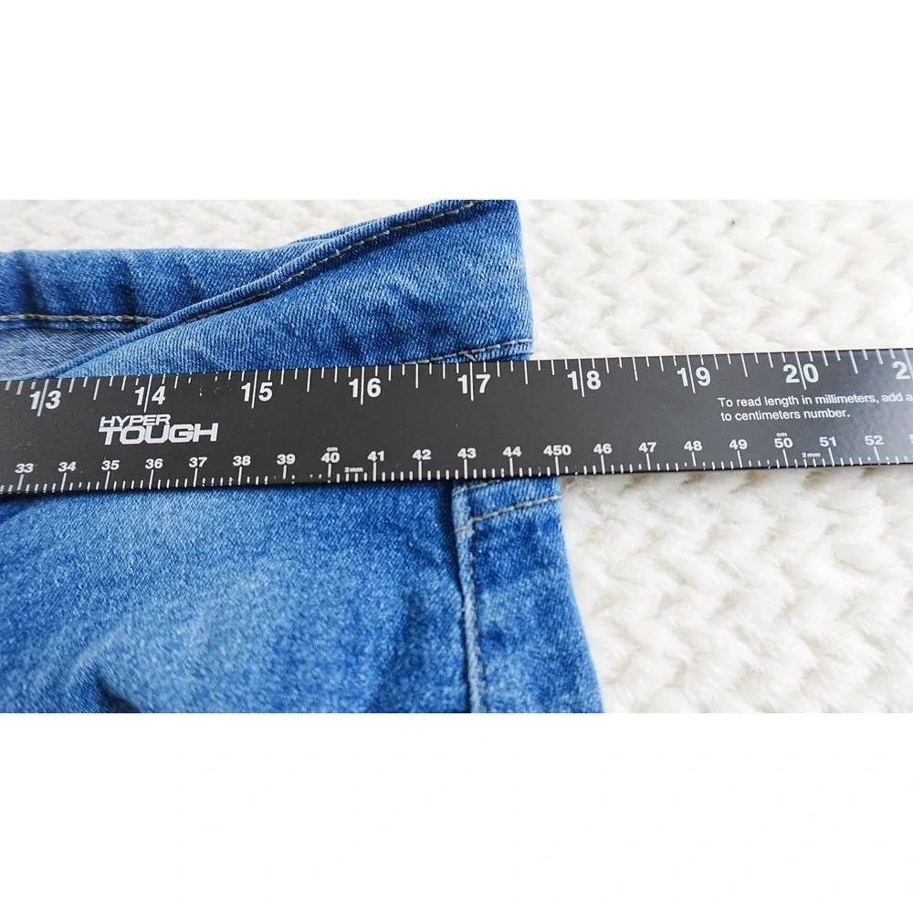 Beverly Hills Polo Club Jeans Mens 36x30 Blue Straight Dark Wash Denim